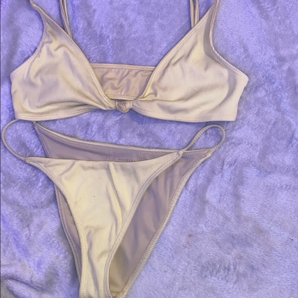 pacsun yellow bikini